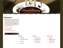 Tablet Screenshot of precisecatering.com
